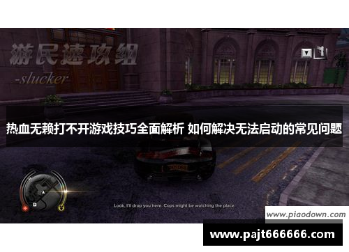 热血无赖打不开游戏技巧全面解析 如何解决无法启动的常见问题